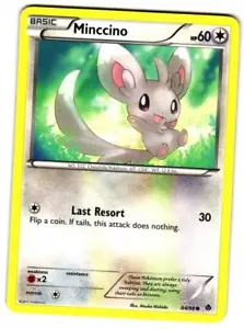 Pokemon Emerging Powers Minccino #84/98 häufig leicht gespielt - Bild 1 von 2