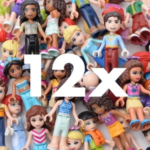 12x Lego Friends Minifigures Lucky Dip Bundle Bulk Random Mini Doll Figures - Picture 1 of 2