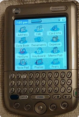 Palm Tungsten C PDA Dock, Stylus, USB, Power Plug. Wi-Fi, Word, Excel, PDF, etc. - Image 1 of 3