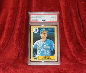 KEVIN SEITZER 1987 TOPPS TRADED #111T RC KANSAS CITY ROYALS PSA 10 🔥 - Picture 1 of 2