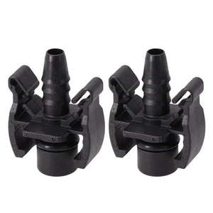 2Pcs Car Expansion Water Tank Water Hose Straight Connect Connector Accessories - Picture 1 of 24