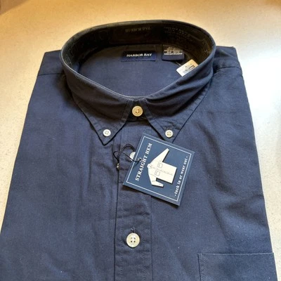 Harbor Bay Long Sleeve Button-Down Men’s 2XlT Casual/Dress/Work - Image 1 of 4