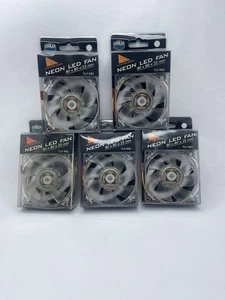 Set 5 ventole LED neon blu COOLER MASTER TLF-R82 (80 X 80 x 25 mm 12 V) DeadStock - Foto 1 di 11