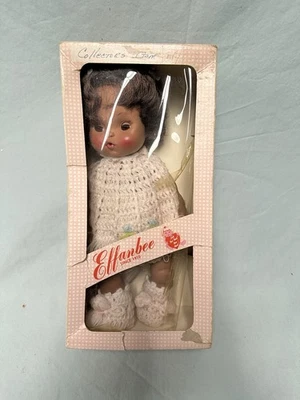 Effanbee Tiny Tubber African American Cute Babydoll #2373 In Original BOX 1966 - Image 1 of 4