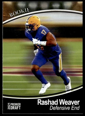 2021 SAGE Premier Draft Rashad Weaver Pittsburgh Panthers #61 - Image 1 of 2