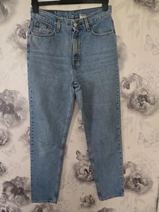 LEVI'S Womens 512 Classic Fit Slim Tapered Jeans W30 L30Blue - Picture 1 of 7