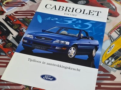BROCHURE FORD ESCORT CABRIOLET | Tedesca / Germania | Perfette condizioni 1992 - Immagine 1 di 4