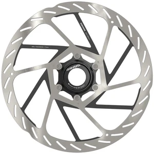 SRAM HS2 Disc Brake Rotor - 220mm, Center Lock, Rounded, Silver/Black - Picture 1 of 1