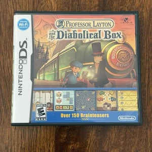 Professor Layton and the Diabolical Box (Nintendo DS, 2009), Complete W/ Manual - Picture 1 of 3