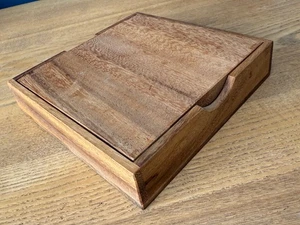 Hardwood Travel Solitaire Box Only - Picture 1 of 3