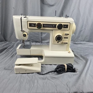 Vintage Kenmore 10 Sewing Machine Model 385.12490 W/ Pedal - For Parts Or Repair - Picture 1 of 11