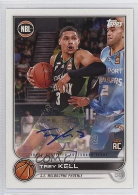 2022-23 Topps NBL National Basketball League Auto /50 Trey Kell #75 Auto - Image 1 of 2