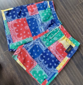 Polo Ralph Lauren Herren BANDANA Traveler Badehose Colorblock Big & Tall 4XLT - Bild 1 von 10
