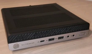 HP EliteDesk 705 G4 Ryzen 5 Pro 2400G 8GB 250GB-SSD Wifi/BT W11P 90 Watt Adapter - Bild 1 von 7