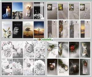 ab 24 Ct. Trauerkarten, Kondolenzkarten, Klappkarten + Umschlag, Blitzversand - Bild 1 von 25