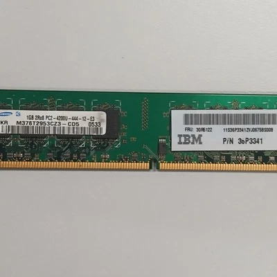 SAMSUNG 1GB DDR2 RAM PC-533MHz CL4 1.8V no ECC SoDIMM M378T2953CZ3-CD5 Foto 1 de 2
