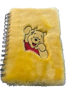 Disney Store Winnie The Pooh Fur Covered Spiral Notebook Journal 8.5”x6” - Bild 1 von 6