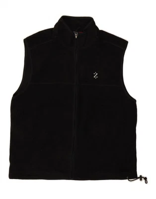 IZOD Mens Fleece Gilet UK 40 Large Black Polyester CG10 - Image 1 of 3