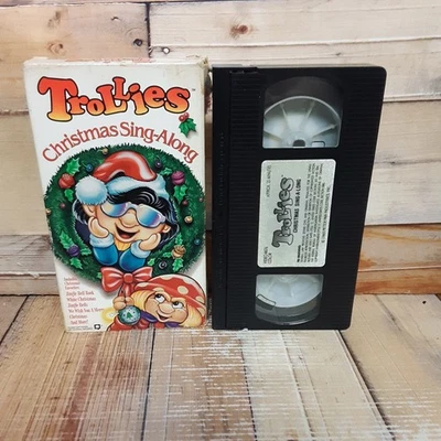 Trollies Christmas Sing-Along VHS Used Kids Holiday Music Songs Classic - Image 1 of 4