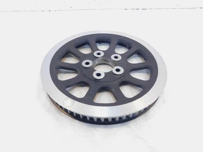 Harley Davidson Softail Heritage & Deluxe Negro Rueda Trasera Cinturón Polea Piñón Foto 1 de 4