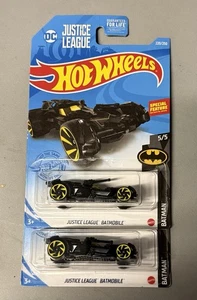 2021 Hot Wheels #220 Batman Justice League Batmobile Treasure Hunt Lot Of 2 VHTF - Picture 1 of 1