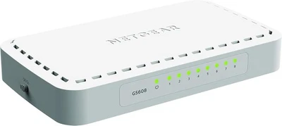 NETGEAR GS608 8-Port Gigabit Ethernet Switch - Image 1 of 3
