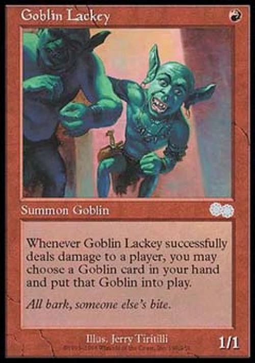 Goblin Lackey - Medium Play MTG Urza's Saga - Image 1 of 1