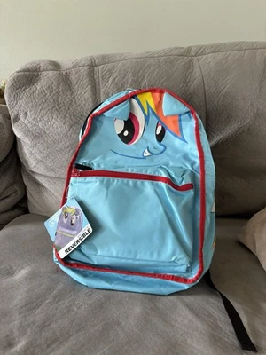 Reversible Backpack My Little Pony New With Tags , Rainbow Dash-Ditzy Doo/Derpy - Image 1 of 4