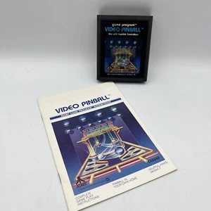 Atari 2600 - Video Pinball - CX-2648 - Carrello e Manuale Gioco - 1981 - Funzionante - Foto 1 di 10
