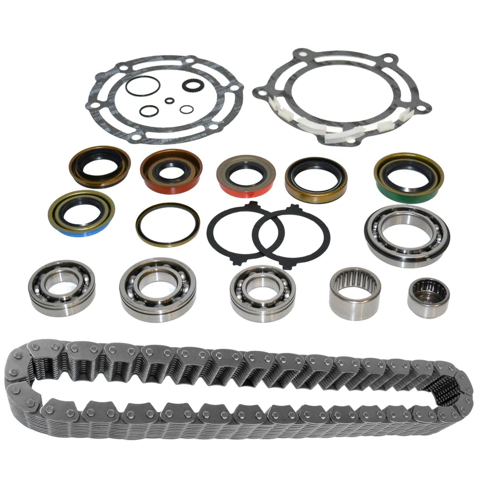 1994-03 Dodge NP231D Transfer Case Rebuild Kit w/ Bearing Gasket Seal Borg Chain - Imagem 1 de 3