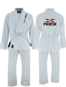 Rex Double Weave BJJ Gi Kimono, 100% Baumwolle Preshrunk, Jiu Jitsu Uniform K2 - Bild 1 von 5
