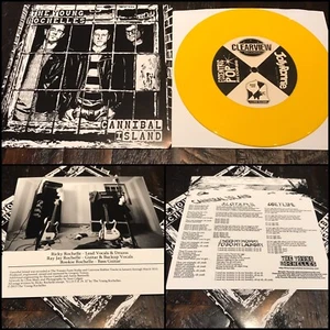 THE YOUNG ROCHELLES ‎Cannibal Island 7" Vinyl 100-Screeching Weasel The Queers - Picture 1 of 9