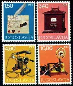 1978 Museo postale, lettera, cassetta postale, telefono, telegrafo Morse, Jugoslavia, M.1716, nuovo di zecca - Foto 1 di 1