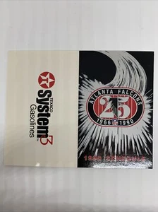1990 Atlanta Falcons NFL Pocket Schedule Sponsor Texaco System 3 Gasolines - Bild 1 von 5
