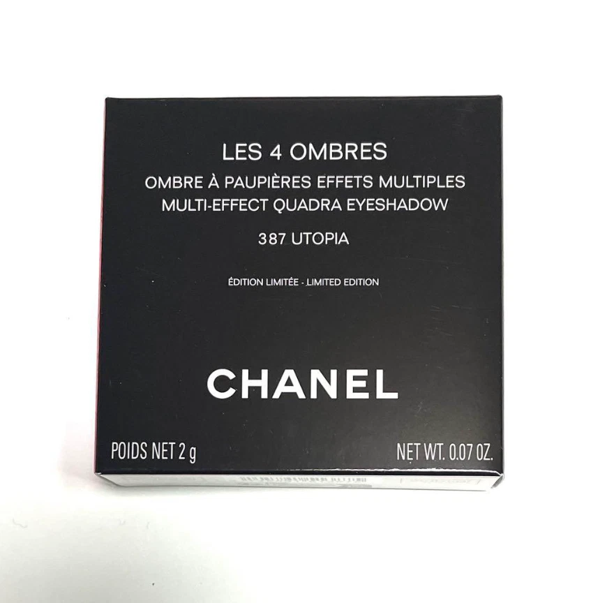 CHANEL LES 4 OMBRES Multi-Effect Quadra Eyeshadow #387 UTOPIA Spring 2025 New - Image 1 of 4