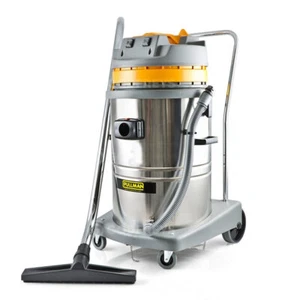 Pullman CB60 2000W 60L Wet & Dry SS Commercial Canister Vacuum Cleaner Yellow - Picture 1 of 5