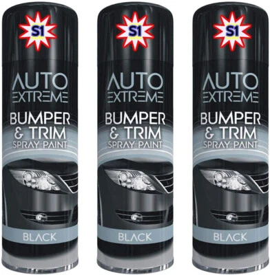 Auto Extreme Black Bumper & Trim vernice spray ripristina paraurti e finiture - 300 ml - Immagine 1 di 2