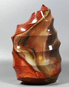 2.43lb Natural Colorful Polished Ocean Jasper Agate Flame Orbicular Reiki Statue - Picture 1 of 12