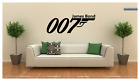 James Bond 007 Logo Vinyl Wandaufkleber Aufkleber 36""x14"" Wählen Sie Ihre Farbe