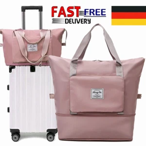 Faltbar Reisetasche Bordgepäck Tasche Sporttasche Umhängetasche Freizeittasche - Bild 1 von 17