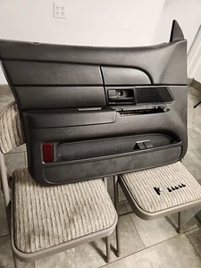 BLACK 2003-2011 FORD CROWN VICTORIA POLICE P71 DRIVER SIDE FRONT DOOR PANEL - Picture 1 of 7