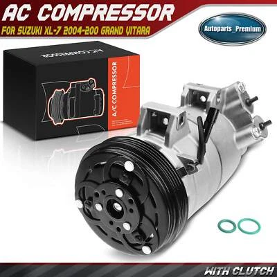Compresor de aire acondicionado con embrague para Suzuki XL-7 XL7 2003-2006 2,7 L DKS17D 9520054JA0 Foto 1 de 4