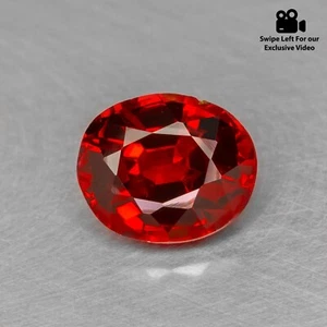 1.54 Ct Top-Class ! Unheated "AAA" Grade Reddish Orange Spessartite Garnet - Picture 1 of 8
