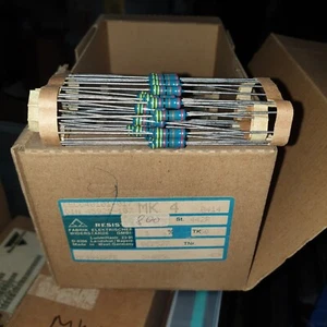 25 un. RESISTENCIAS DE PELÍCULA METÁLICA DE ALTA GAMA ROE MK4 442R 1% 1W 50ppm para amplificador de tubo de audio! - Imagen 1 de 2