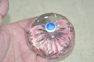 Royal Doulton Crystal Cut Glass Paperweight. Blown in France & Cut In England - Picture 1 of 15