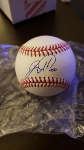 Wilson Ramos Autographed OML Baseball W/ COA Chicago Cubs - Picture 1 of 2