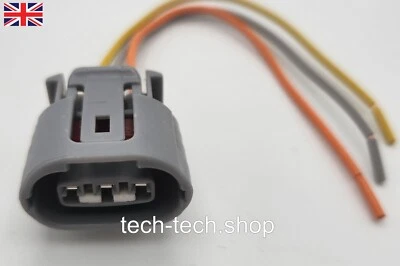 3 Pin Oval Alternator Connector Plug Prewired for Toyota Denso - Image 1 of 4