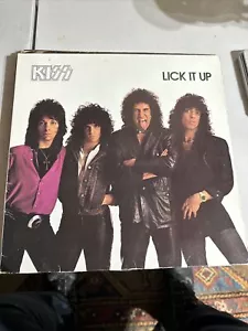 KISS LICK IT UP 1983 NETHERLANDS Release Nice Inner Lyric - Picture 1 of 9
