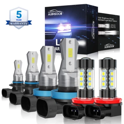 Kit de faros antiniebla LED para camioneta Nissan Titan XD 2016-2021 doble cabina Foto 1 de 4