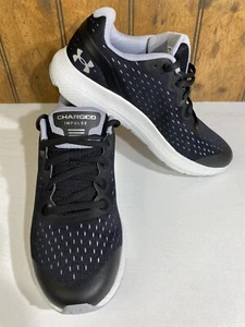 Under Armour Charged Impulse Sneakers Youth Size 5Y Black/ Gray 3022940-001 - Picture 1 of 22